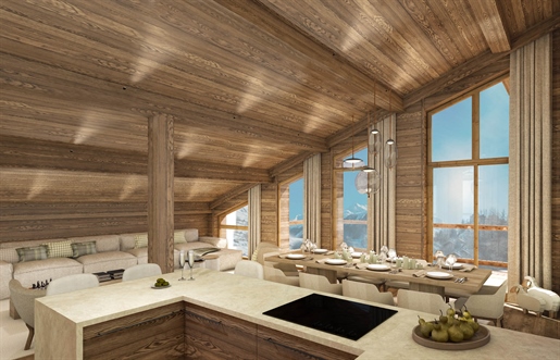 Luxury 4 bedroom Duplex apartments for sale in Val d'Isere 350m from the Solaise lift