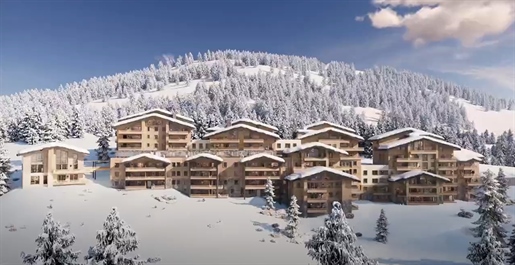 5 bedroom ski in and out off plan chalet for sale in Notre Dame de Bellecombe next to the piste (A)