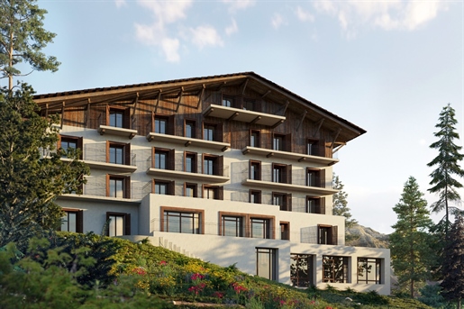 Ski in and out 3 bedroom duplex apartment, 50m to slopes, for sale in St Gervais (A)
