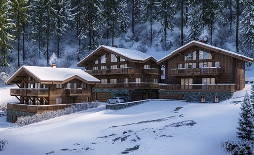 Prachtige off plan luxe ski in 4 slaapkamer chalet te koop in Chatel