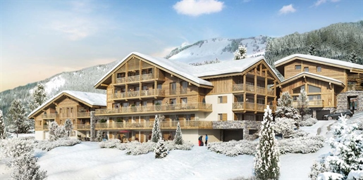 3 bedroom off plan apartments for sale in the centre of Chatel, 600m from Super Chatel lift