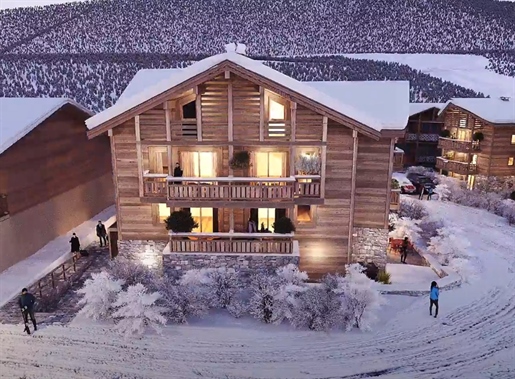 4 bedroom off plan apartments for sale in Les Gets just 50m from the slopes