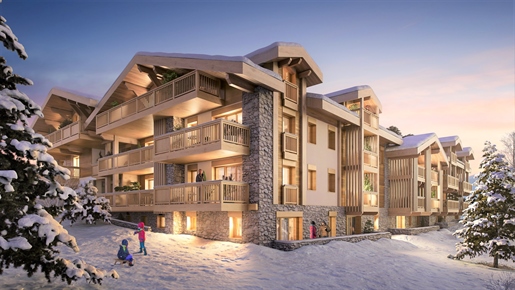 4 bedroom off plan apartments for sale in Les Gets just 2 minutes walk to the Perrieres lift