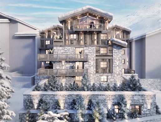 6 bedroom luxury penthouse duplex apartments in prestigious position in Val d'Isere centre (A)