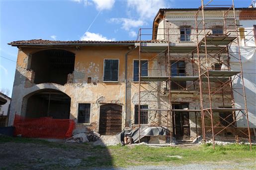 Renovation project, in historic center village