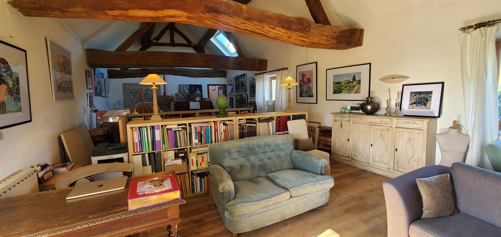 Well restored house on the edge of a pretty village