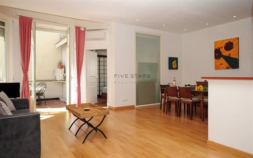 Charmant appartement 3 pièces avec terrasse dans le Carré d'Or de Nice !