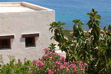 Lasithi Agios Nikolaos. A hotel for sale with 37 furnished apartments with a panoramic view of the s