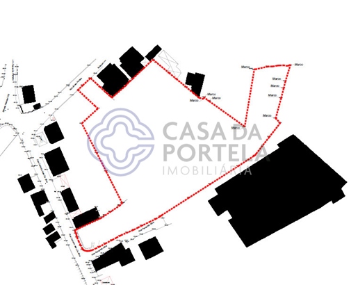 Land with 9600 m2 in construction area