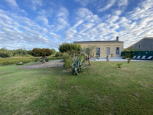 Maison en pierre rénovée avec piscine et dépendances proche Bourg sur Gironde!