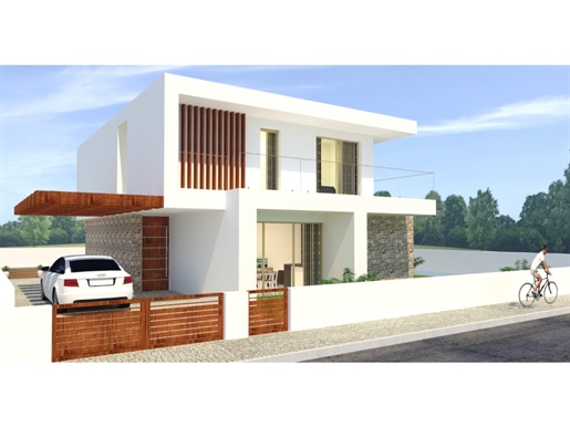 3 bedroom villa of modern architecture with 200 m2 of gross construction area