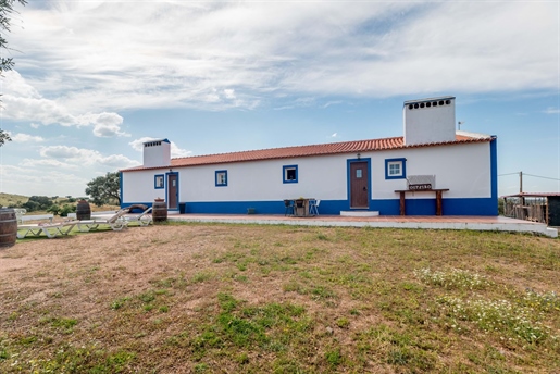 Alentejo-Bauernhaus auf dem Hügel