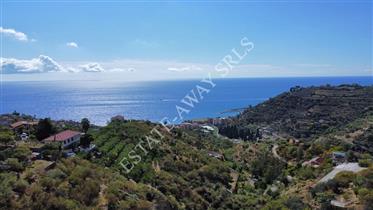Plot of land with approved project for sale in Bordighera.