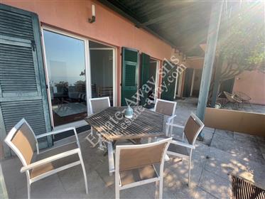 Apartment with sea view for sale in Mortola Inferiore.