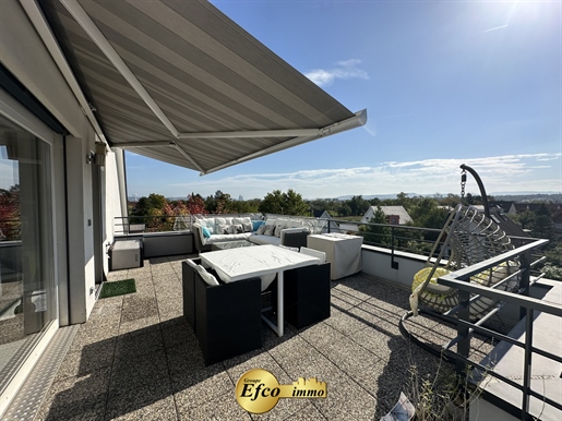 Rare ! Penthouse with breathtaking views in Hegenheim!