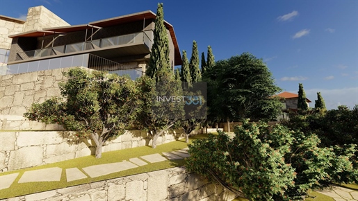 Perceel met goedgekeurd project voor luxe villa met uitzicht over de rivier de Douro, Marco Canaves