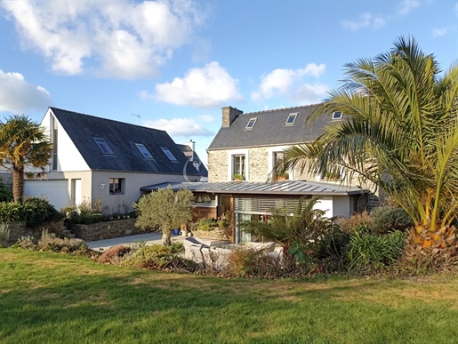Finistère, Locquirec, vente Maison en pierre avec gite