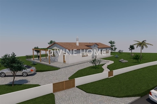 Large plot with approved project to build a large villa