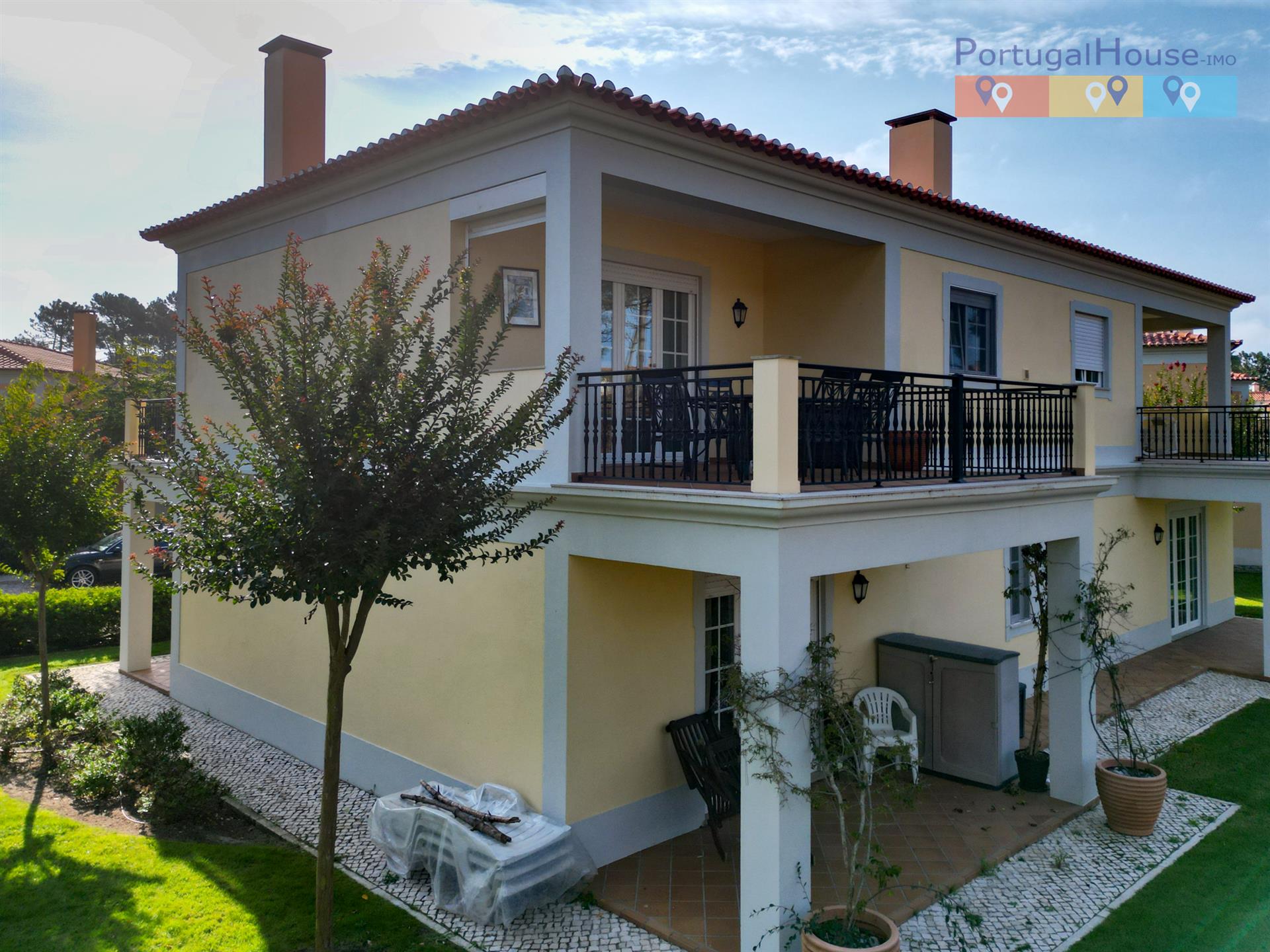 Villa de 3 chambres avec piscine dans le complexe Praia D'el Rey – Beltico