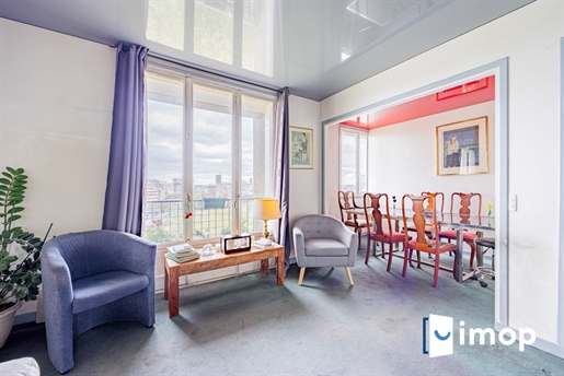 Beautiful 6-room apartment with a view of the Eiffel Tower