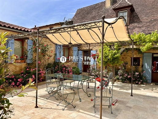 Trémolat. Une propriété en parfait état avec vue sur la Dordogne.