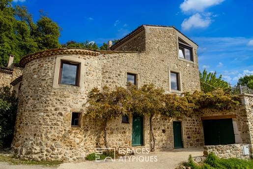 Charming, fully renovated stone house near Valence