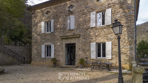 Beautiful 19th century manor house with preserved charm near Vals les Bains