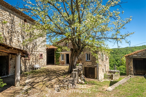 Time stands still at this farmhouse in the green Ardèche.