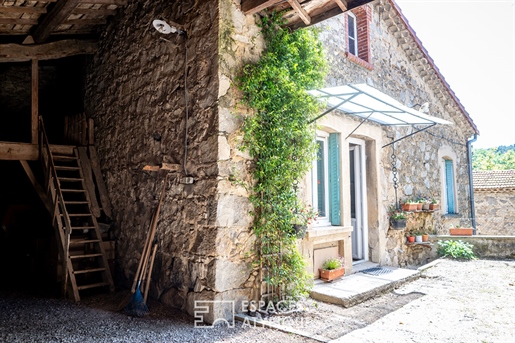 Time stands still at this farmhouse in the green Ardèche.