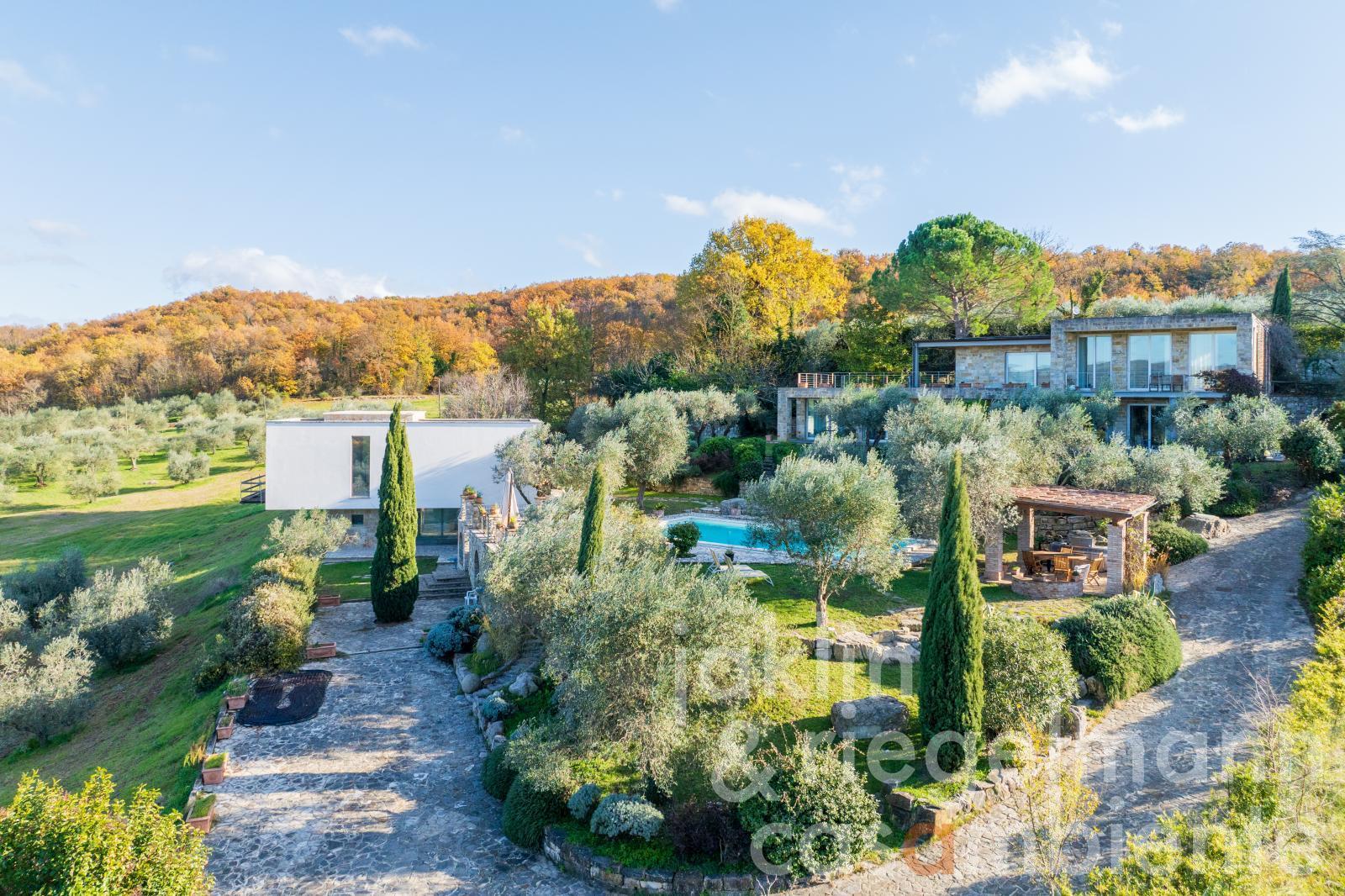 Umbrian Contemporary Masterpiece: a combination of design, luxury, and countryside charm