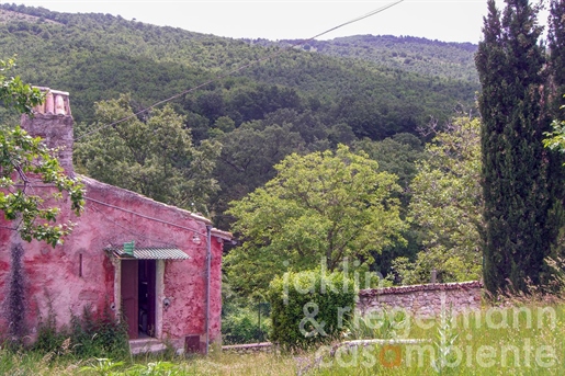 Maison de caractère dans un petit hameau près de Trevi avec une vue magnifique