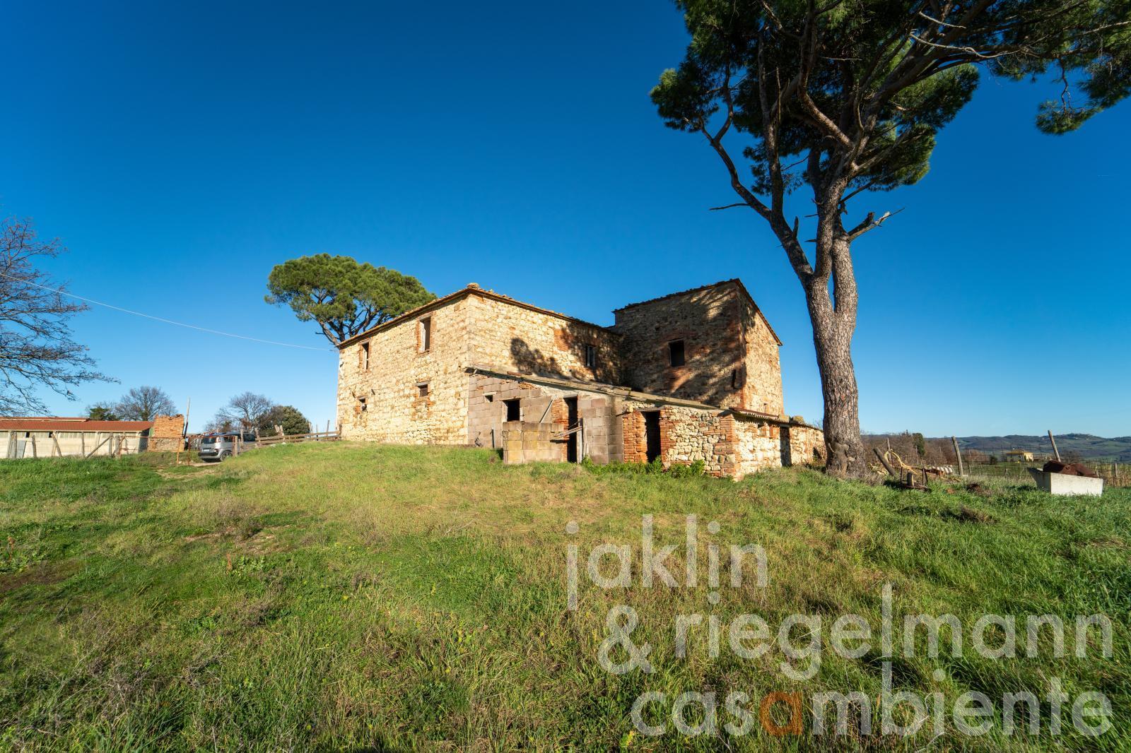 Estate with 170 ha of land in the province of Pisa 53 km from the sea