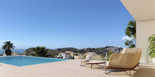 Exceptional, indoor-outdoor design villa with breathtaking sea views near Javea!
This new villa, lo