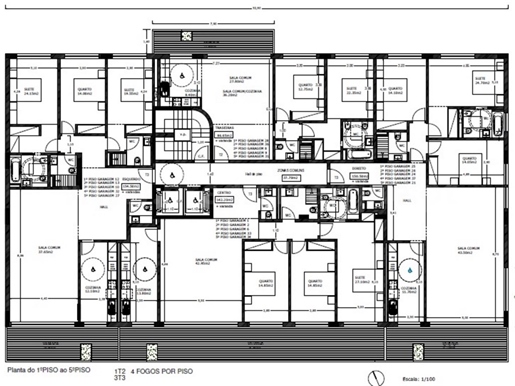 3-Zimmer-Wohnung mit Balkon mit 37,6 m2, Boavista