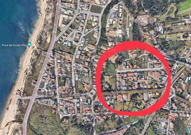 Land with 2293 sqm, with Pip approved for 6 Villas in Francelos, just 500 meters from the beach.