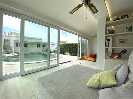 3 bedroom villa in Miramar, pool, 50 m from the beach, sea view.