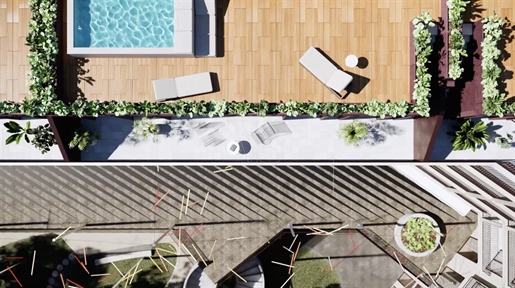 Penthouse met 4 suites, zwembad en dakterras / Baixa Porto