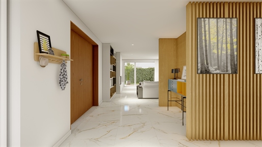 Villa met 4 fronten en 4 suites in luxe privé-condominium. 5 minuten van het strand van Leça.