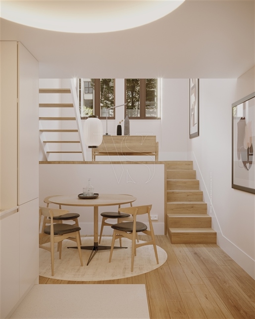 Apartment T1 Duplex next to Bolhão Market. 180 m from the Metro Station