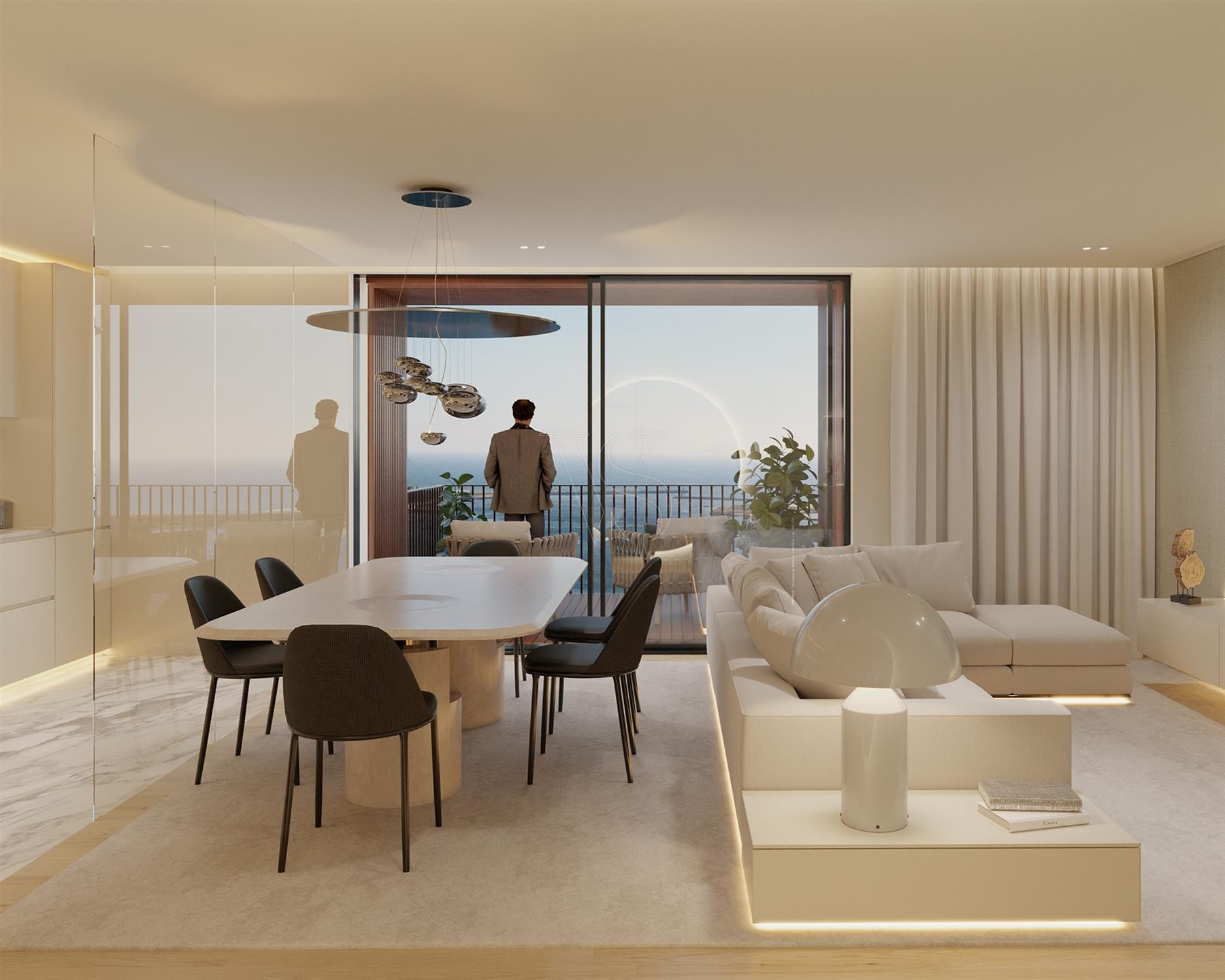 2-Zimmer-Wohnung - 12 m2 Balkon - Yard Ii (Jardins d´Arrábida)