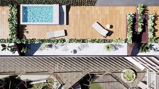 Penthouse, 4 suites, piscina e terraço no rooftop / Baixa do Porto