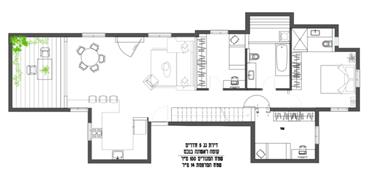 Prestigious rooftop apartment for sale, in Holon