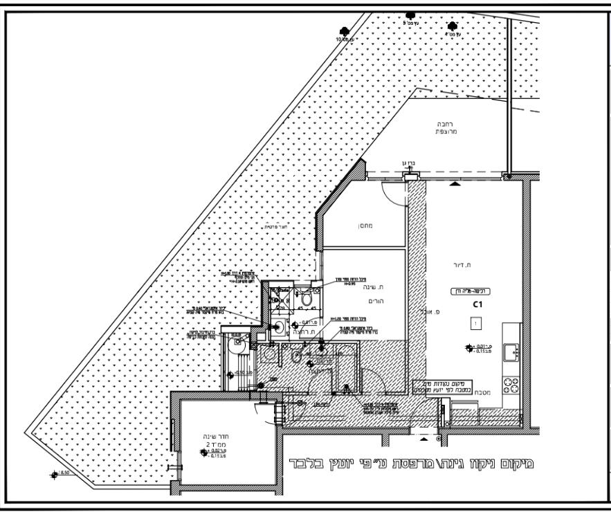 Garden level in a new building on Ramat Gan