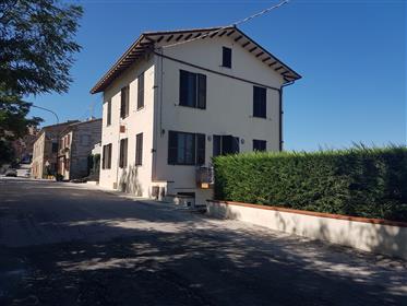 Country house completely rebuilt in 6 furnished apartments in Piticchio di Arcevia