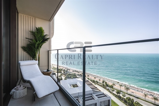 Spectacular Full Sea Views |15 mins Dubai marina| Upgraded & Furnished | Om