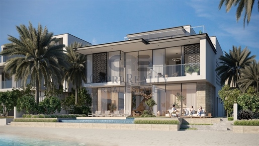 Nouveau palmier | Villas de luxe sur la plage de 5 chambres | Vue de front de l’eau | PC