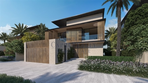 Nieuwe Palm | Luxe 5Br Beach Villa's | vooraanzicht van het water Ss