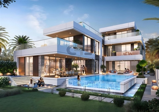 Villa pieds dans l’eau | Plan de paiement| 20 minutes - Marina de Dubaï