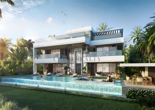 Villa pieds dans l’eau | Plan de paiement| 20 minutes - Marina de Dubaï