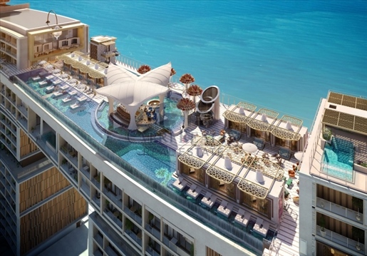 Vues spectaculaires sur les palmiers et la mer |12 minutes Marina de Dubaï | Amélioré et meublé |